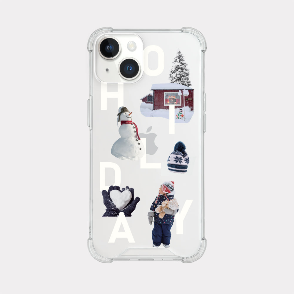 snowing play design [tank clear hard phone case]