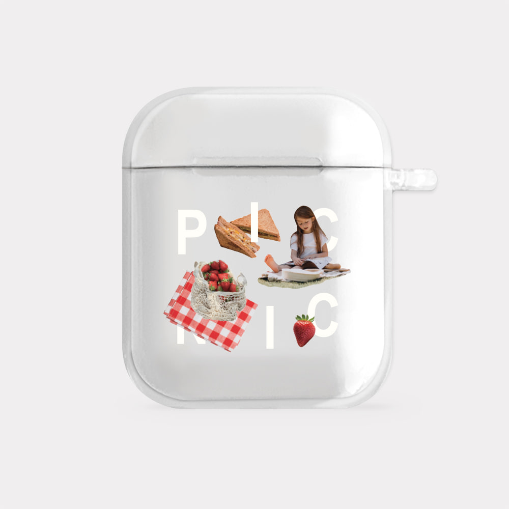picnic play design [clear airpods case series]
