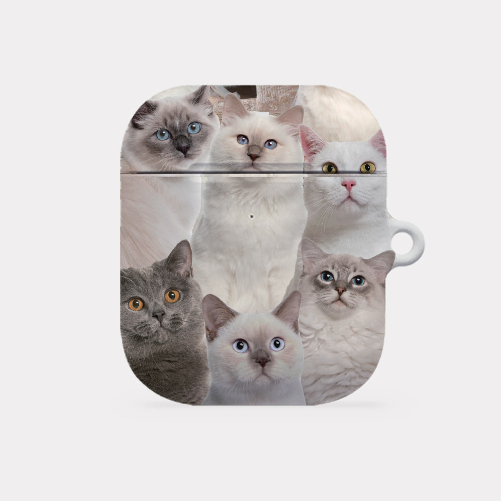meow cat friends design [hard airpods case series]