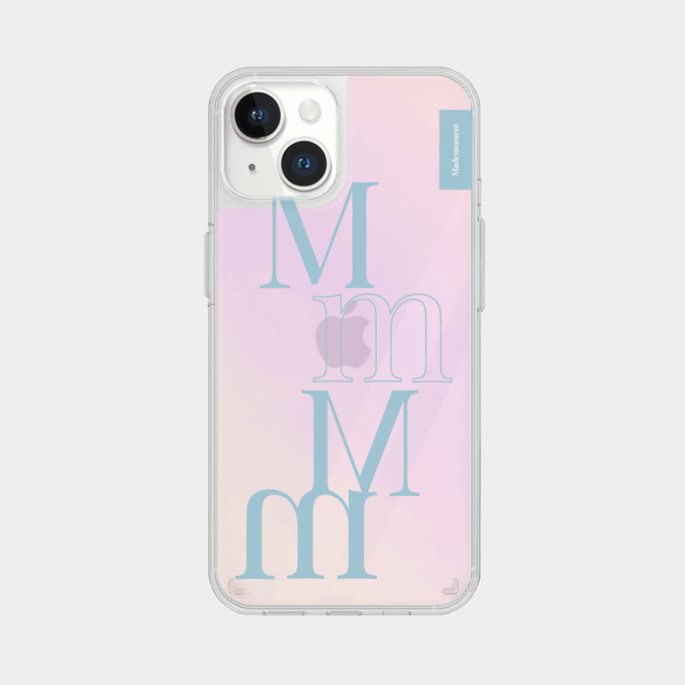 [mm] two tone design [glossy mirror phone case]