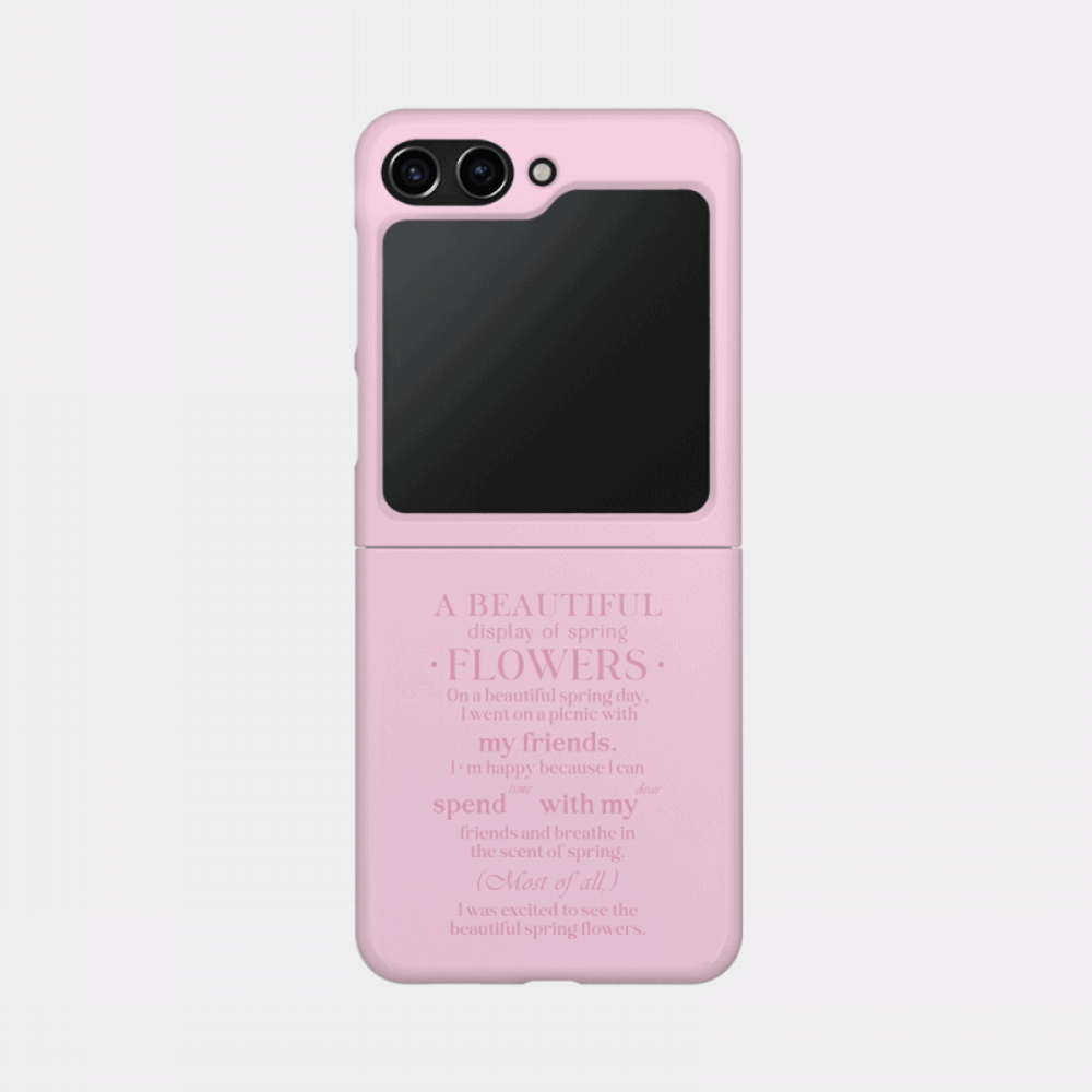 spring of love design [zflip hard phone case]