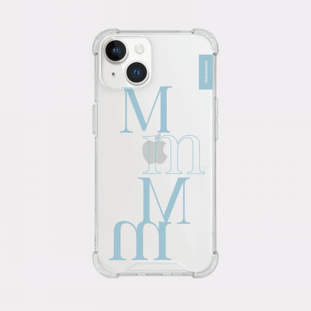 [mm] two tone design [tank clear hard phone case]