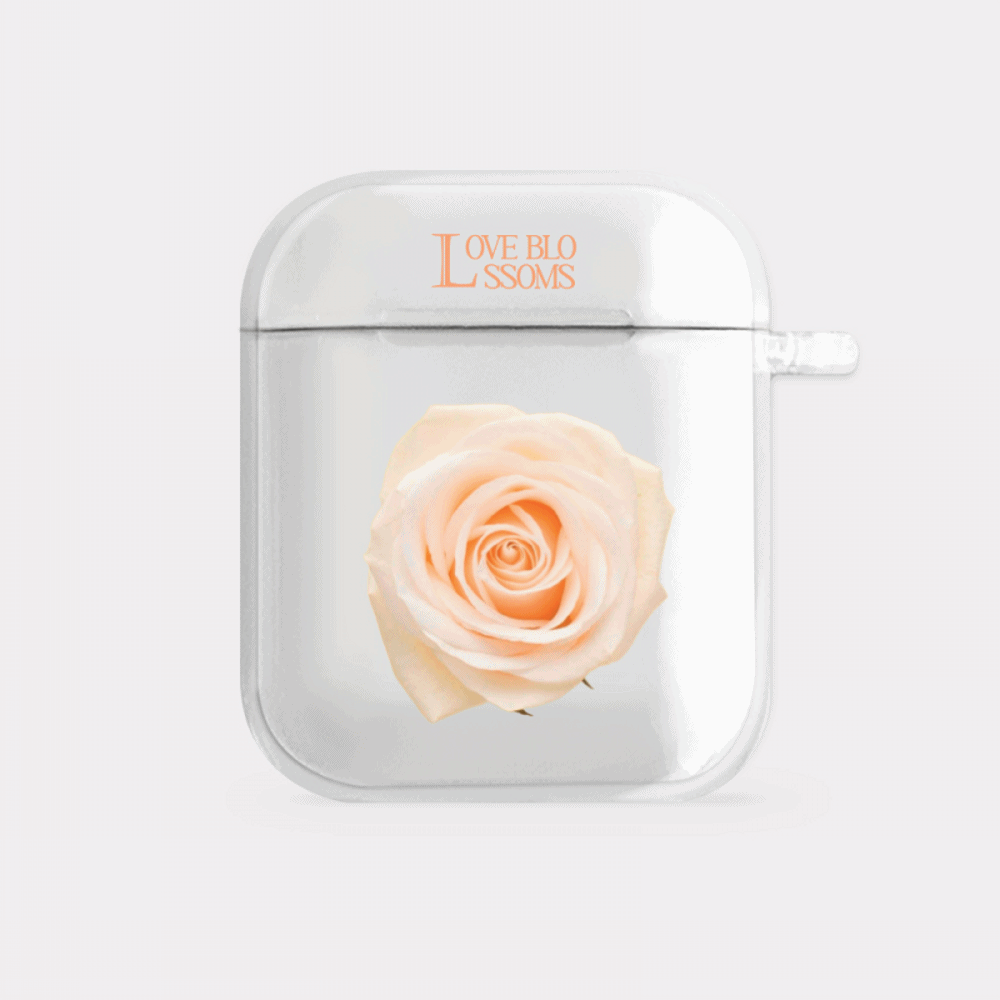 love blossoms design [clear airpods case series]
