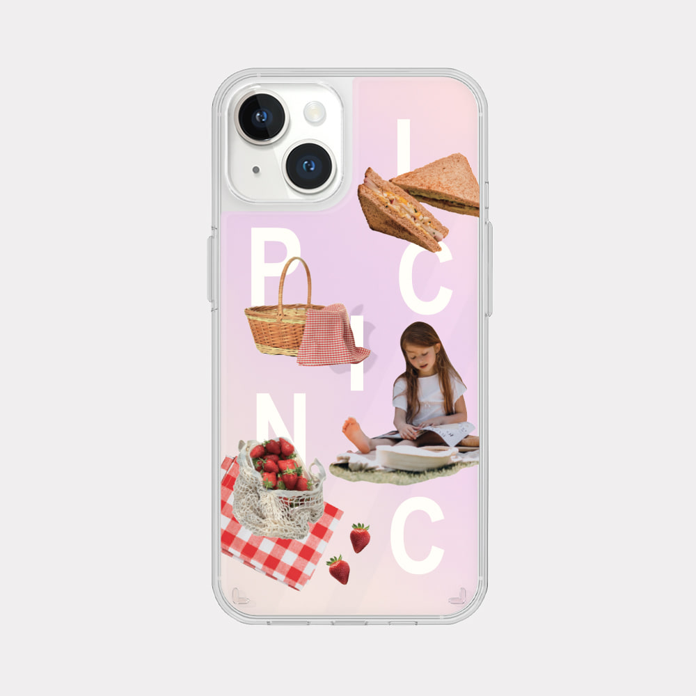 picnic play design [glossy mirror phone case]