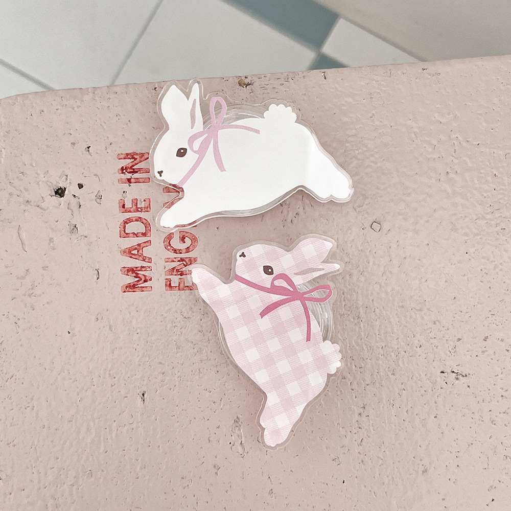 jumping bunny design [acrylic tok]