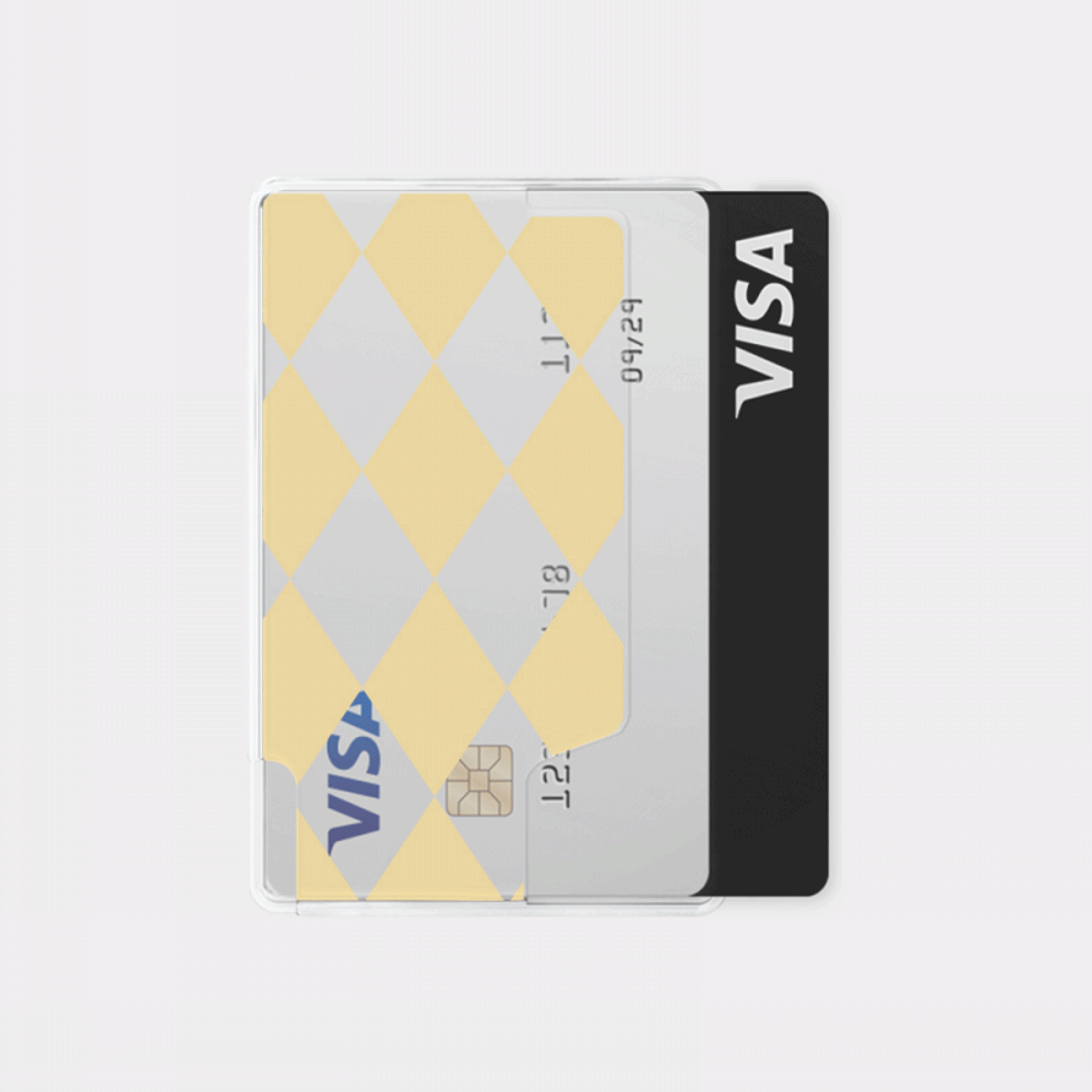 coloring yellow design [Magsafe card holder]