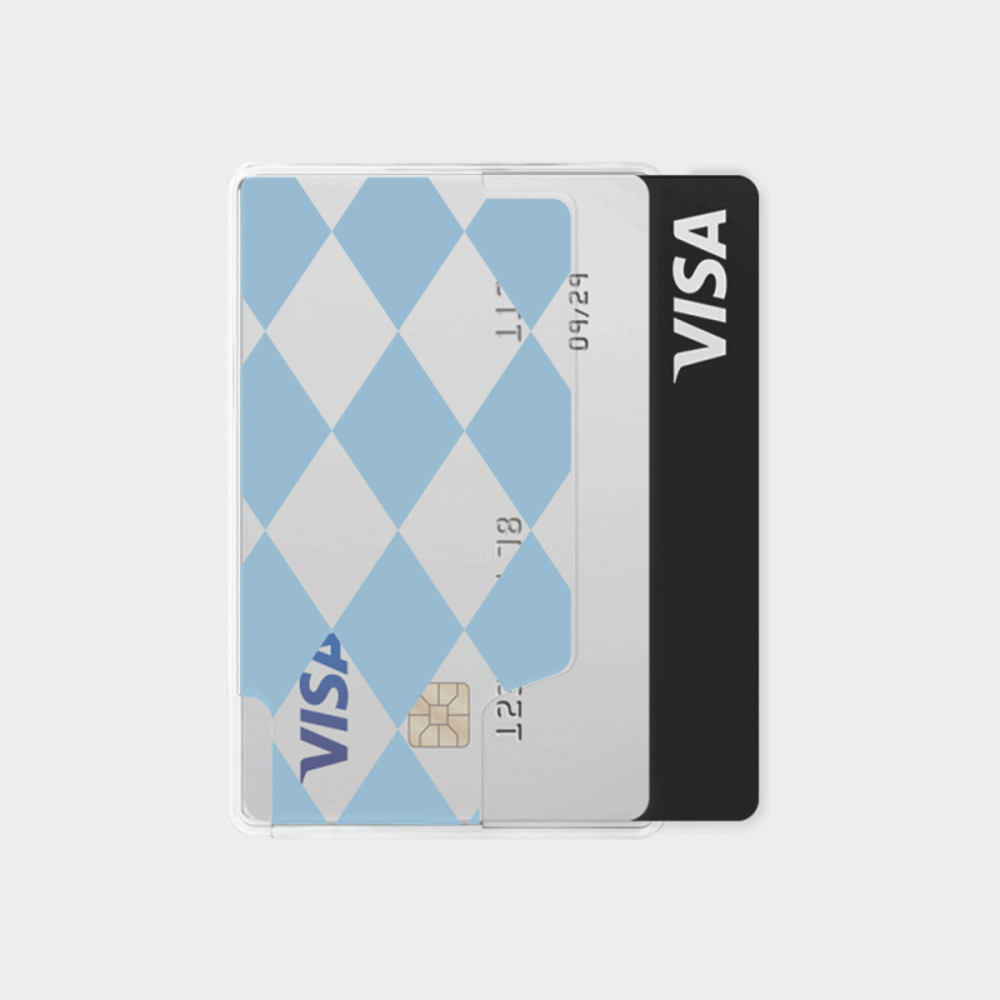 coloring blue design [Magsafe card holder]