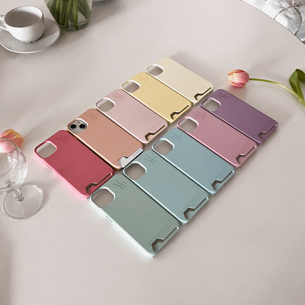 [mm] blossom muji design [card storage phone case]