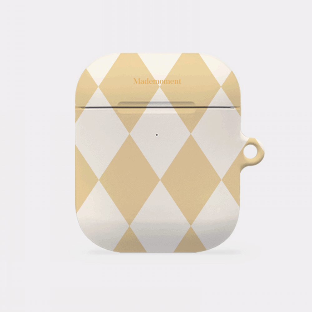 coloring yellow design [hard airpods case series]