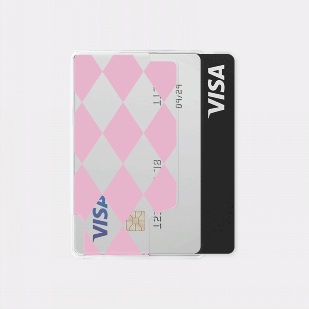 coloring pink design [Magsafe card holder]