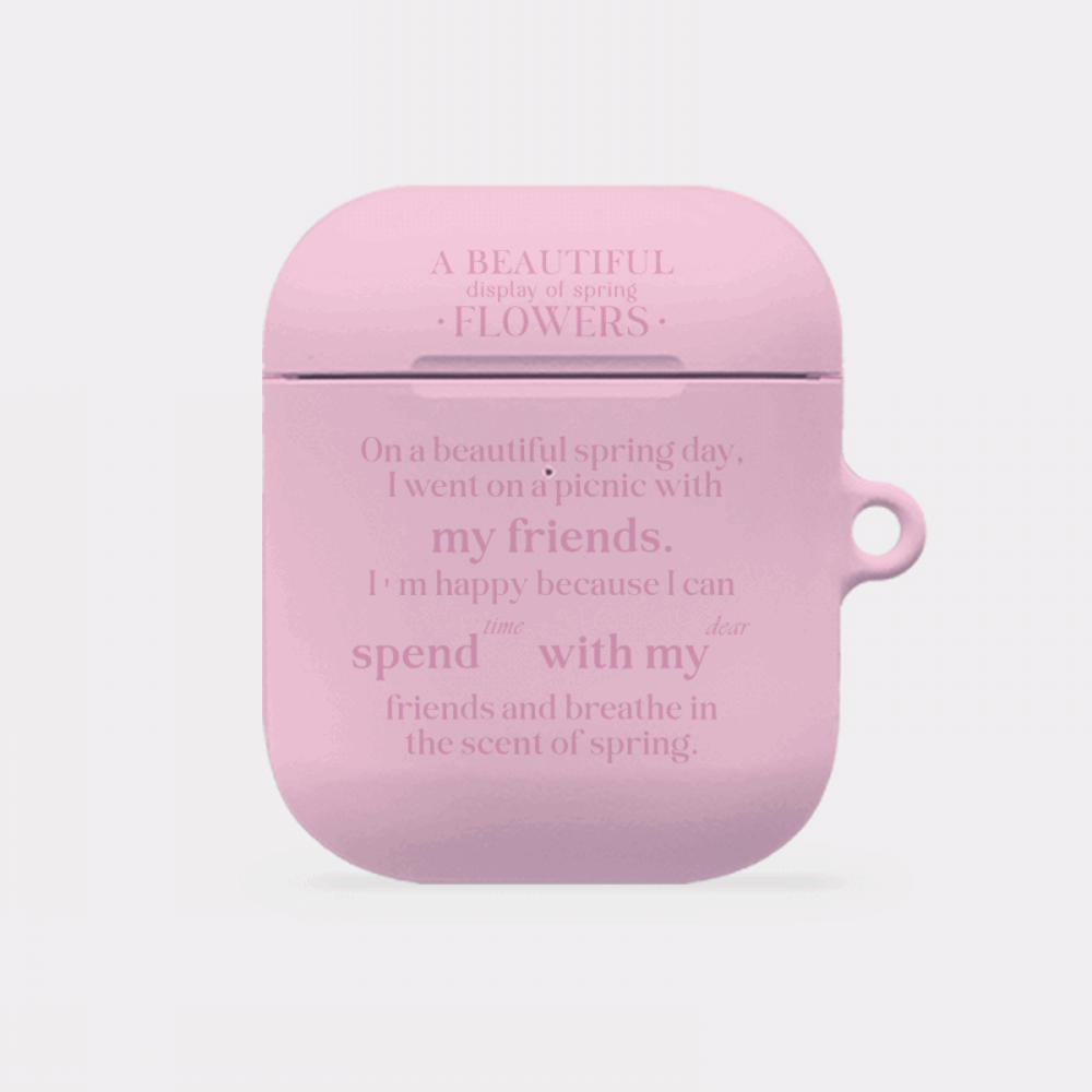 spring of love design [hard airpods case series]