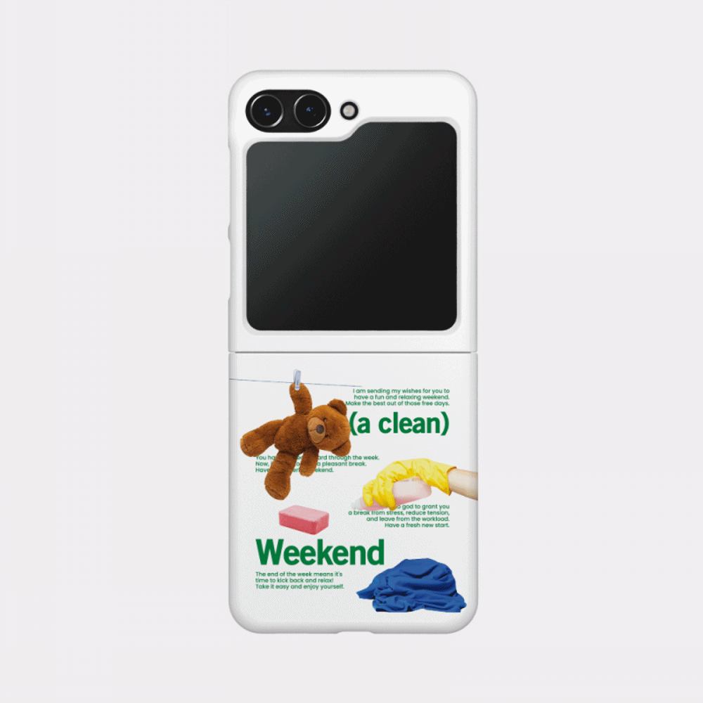 happy weekend design [zflip hard phone case]