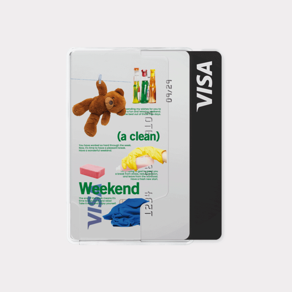 happy weekend design [Magsafe card holder]