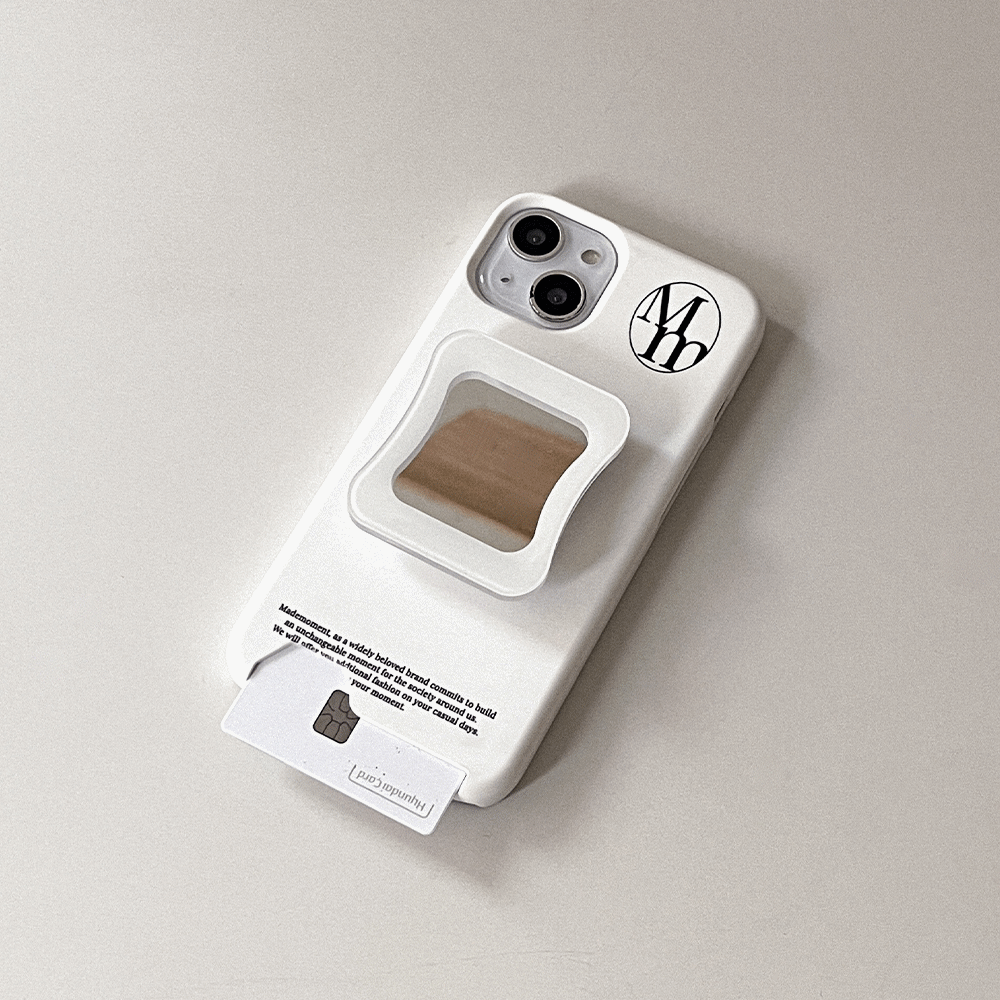 [mm] basic design [card storage phone case]