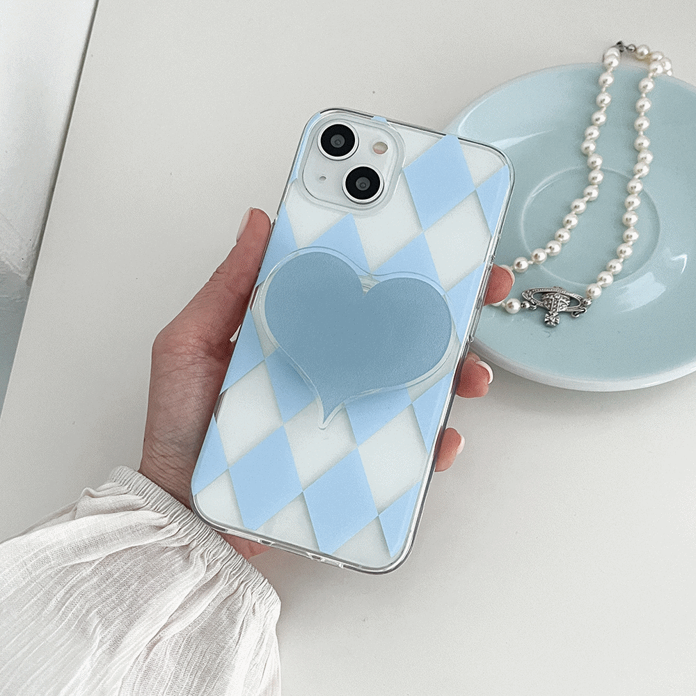 coloring blue design [clear phone case]