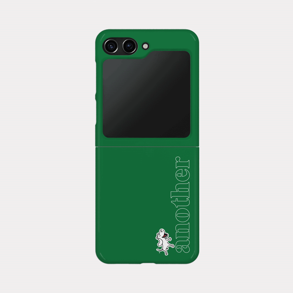 Another Dog line design Z Flip hard phone case